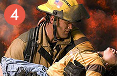Первая помощь пострадавшим от ожогов при пожаре